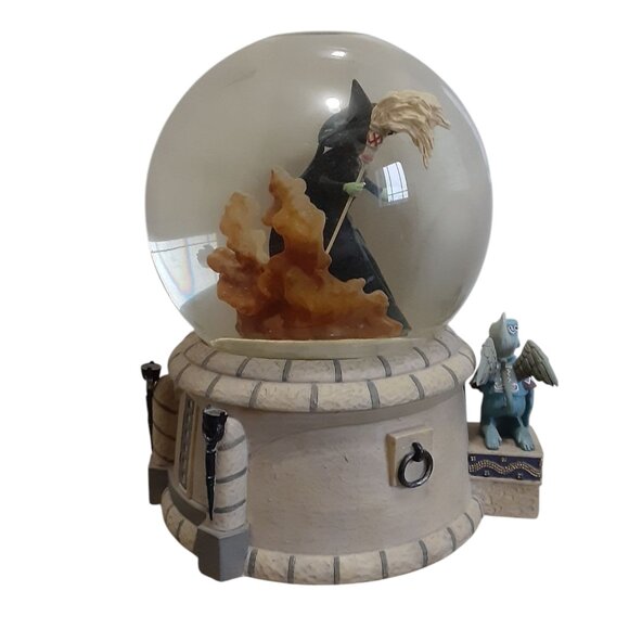 Wizard of Oz Snow Globe Wicked Witch Of West San Francisco Music Box 9" - Picture 2 of 4
